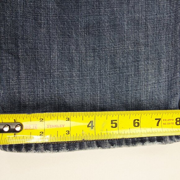 American Eagle Outfitters Original Straight Mens 36X34 Blue Cotton Denim Jeans - Picture 5 of 11